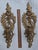 A true matched pair of vintage gold-tone wall candle sconces made by the Burwood Products Company of Traverse City,...