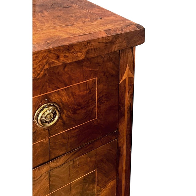 Austrian Biedermeier Mahogany Veneered Chest of Drawers For Sale In San Francisco - Image 6 of 10