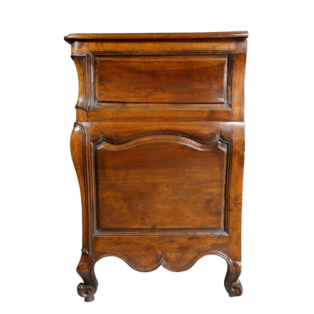 Louis XV Provincial Walnut Bombe Commode For Sale - Image 9 of 11