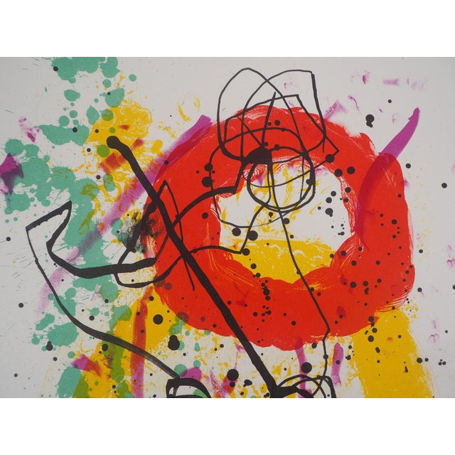 Joan Miro, Composition aux anneaux, Lithograph For Sale - Image 3 of 6