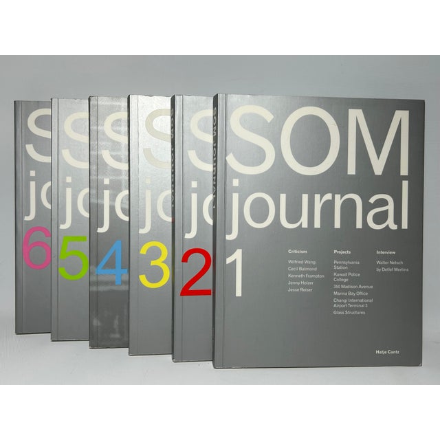 2000s Illustrated Softcover Octavo Set, Wilfried Wang's Som Journal 1-6 - 6 Books For Sale - Image 4 of 16