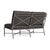 Not Yet Made - Made To Order Brown Jordan Venetian Left Arm Loveseat, Mica frame with Fusion Charcoal fabric For Sale - Image 5 of 11