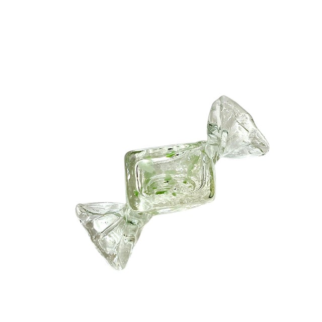 Hollywood Regency Set of Three Italian Hand Blown Glass Large Size Candies For Sale - Image 3 of 7