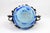 Art Nouveau Vase in Blown Blue Marbled Glass by André Delatte, 1925 For Sale - Image 10 of 14