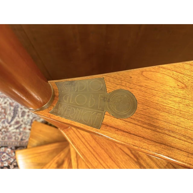 Large English Library Staircase from Globe Wernicke For Sale - Image 9 of 10