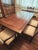 Early 20th Century Antique Walnut Berkey&Gay Dining Room Table With 5 Chairs and One Armchair For Sale - Image 9 of 11