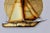Curtis Jere Curtis Jere Style Vintage Mid Century Brass Sun Flying Birds Sailing Boat Wall Decoration Sculpture For Sale - Image 4 of 9