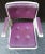 Desk Chair with Purple & White Plastic on Tulip Base, 1970s For Sale - Image 3 of 14