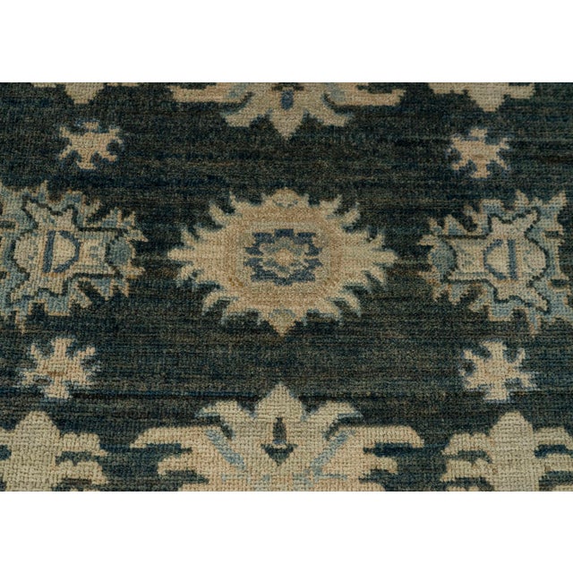 Oushak Square Rug 3' x 3'1" #21346 For Sale - Image 4 of 8
