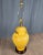 Wildwood Wildwood Yellow Ribbed & Handled Pottery Urn Table Lamp For Sale - Image 4 of 14
