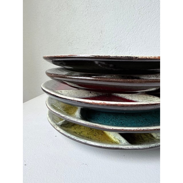 Fondue Plates by Hugo Kohler, 1970s, Set of 5 For Sale - Image 9 of 18