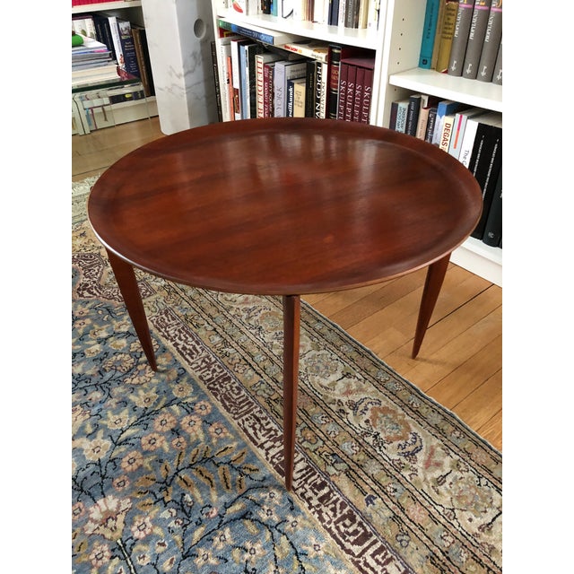 Fritz Hansen MidCentury Teak Tray Folding Table Chairish