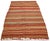Vintage Turkish Anatolian hand woven kilim with natural colors, soft texture and fine weave.