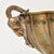 Brass Vintage Brass Ram Head Footed Bowl Centerpiece Jardiniere Cache Pot Hollywood Regency Decor For Sale - Image 8 of 12