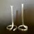Mid-Century Modern Vintage Glass Tube Bud Vases – Elegant Minimalist Clear Glass Single Stem Vases For Sale - Image 3 of 8