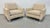 Postmodern Vintage Milo Baughman Style Club Chairs - Set of 2 For Sale - Image 3 of 9