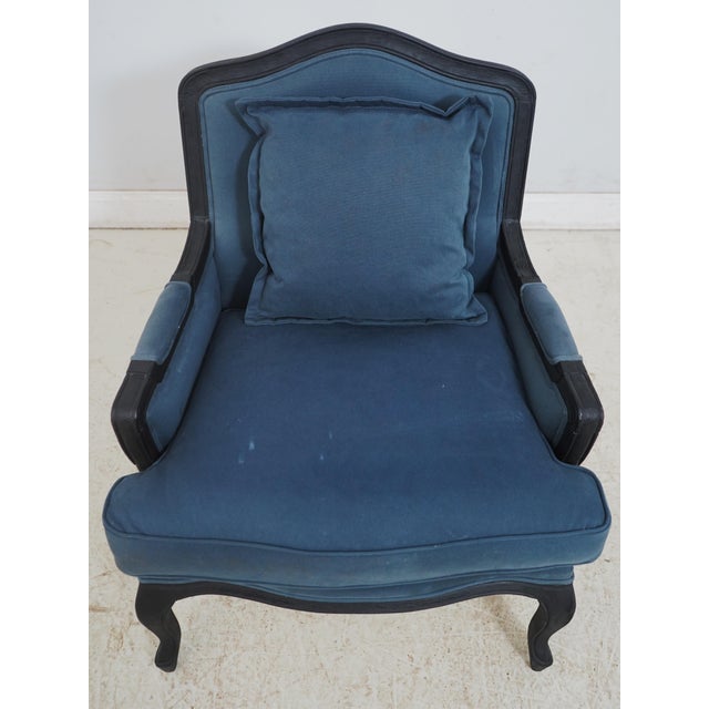 Age: Approx: 20 Years Old Details: Quality Construction French Style Distressed Weathered Wood w. Black Finish Condition:...