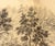Textile Japanese Four-Panel Byobu Screen For Sale - Image 7 of 10