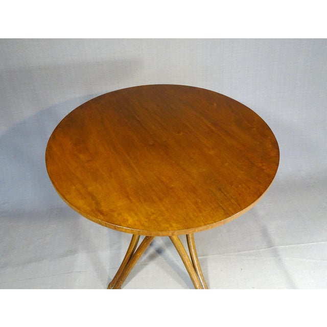 Table with Walnut Top by Michael Thonet for Gebrüder Thonet, 1895 For Sale - Image 9 of 13