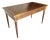 Early 20th Century French Louis XVI Style Walnut and Brass Leather Top Desk For Sale