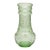 Verrerie De Biot Vintage Hand-Blown Biot France Seeded Bubble Glass Vase With Etched Ship For Sale