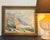 Vintage Mid-Century Modern Impressionist California Plein Air Desert Landscape, Original Oil on Board Signed & Framed For Sale - Image 12 of 12