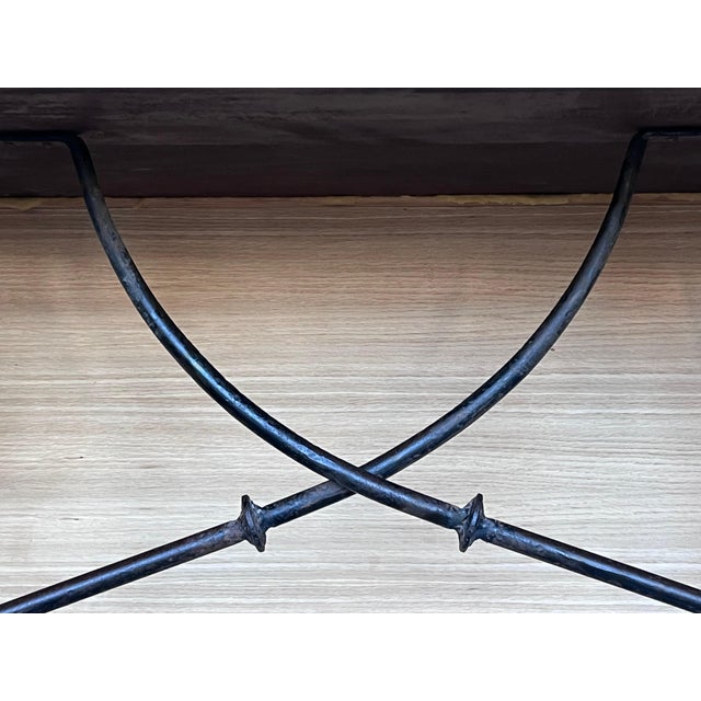 Brown Early 19th Century Spanish Baroque Work Side Table , Restored For Sale - Image 8 of 18