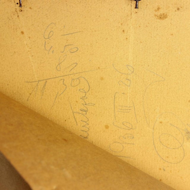 1920s Czechoslovak Artist, Yawning Figure, 1920s, Drawing on Paper, Framed For Sale - Image 5 of 12