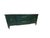 Emerald Vintage Emerald Green Credenza Media Console With Walnut Finished Top For Sale - Image 8 of 10