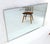 c1960s Large 37x61 Rectangle Solid Aluminum Frame Mid Century Modern Wall Mirror For Sale - Image 9 of 14