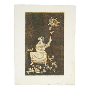 Orlando Castillo, Kalapati, Etching on Paper, Signed, 1970-1975