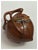 Mid-Century Modern Ooak, Rare, Carved Trinket Box/Sterling, Amber For Sale - Image 3 of 9