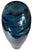 Blue 14+ In, Tall Art Glass Wavy Pattern Blue Vase For Sale - Image 8 of 12