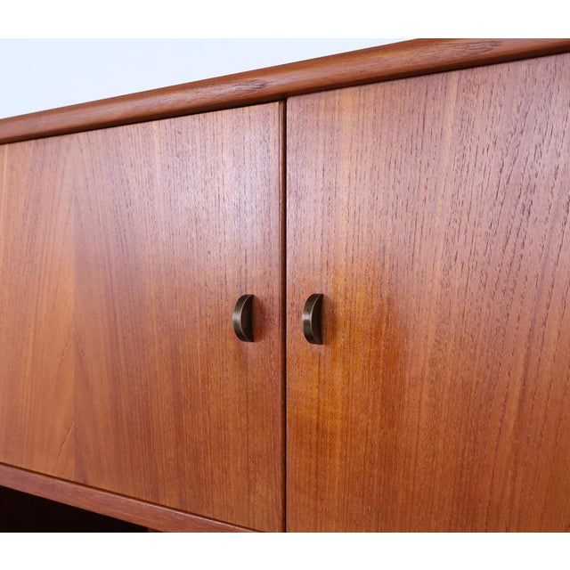 Vintage Danish Teak Highboard or Buffet, 1960s For Sale - Image 17 of 18