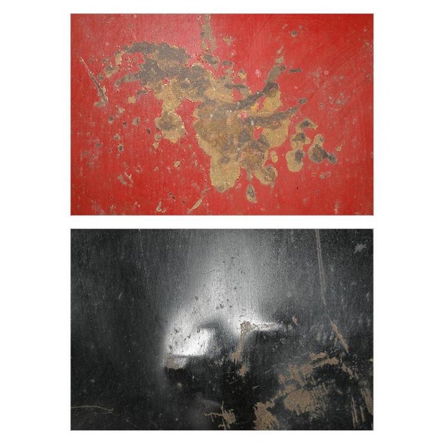 Antique Indian Theatre Bench in Patinated Metal For Sale - Image 4 of 9