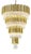 Collection Jupiter Chandelier in Metal and Crystal by Jago For Sale