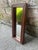 Small Vintage Wooden Wall Mirror For Sale - Image 4 of 12