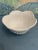 Vintage White Cabbage Majolica Platter and Dip Bowl - Set of 2 Pieces For Sale - Image 4 of 9