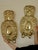 Made in Sweden A breath-taking mid-century duo of exquisite Swedish brass wall sconces, showcasing captivating hammered...