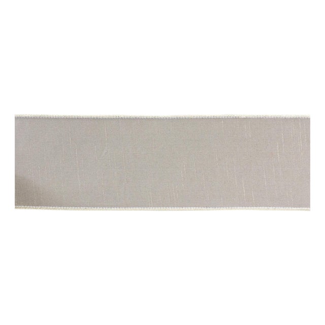 Beige Holiday Ribbon 4" x 10 yds. For Sale