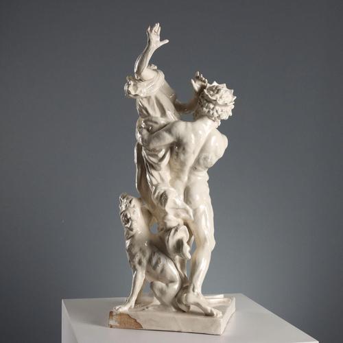 Glazed Terracotta The Rape of Proserpina Sculpture For Sale - Image 9 of 15