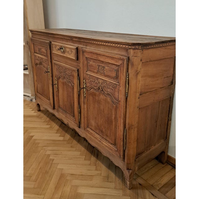 Antique Provencal Sideboard in Fruit Wood from Befos, in Restored conditions. Designed before 1890