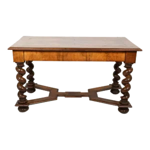 Inlaid Dutch Baroque Library Table Netherlands Circa 1790