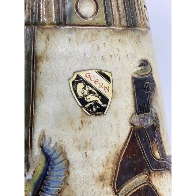 Antique Art-Deco Vase by Roger Cuerin, 1920s For Sale - Image 10 of 11