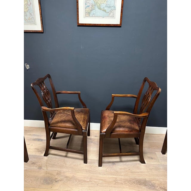 Vintage Dining Chairs, 1890s, Set of 6 For Sale - Image 3 of 7