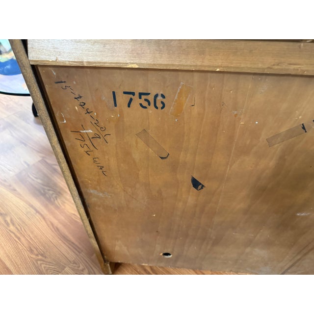 1950s 1950s Keyhole Credenza by Brown Saltman Likely Designed by Paul Laszlo For Sale - Image 5 of 18