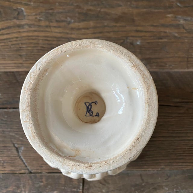 Antique Italian Apothecary Jar Venetian Acetosa Porcelain Urn Large For Sale - Image 10 of 10