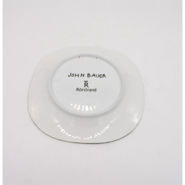 Art Nouveau Rörstrand John Bauer Porcelain 7.5" Plate | Skutt the Moose & Princess Tuvstarr | Swedish Fairy Tale Art For Sale - Image 3 of 6