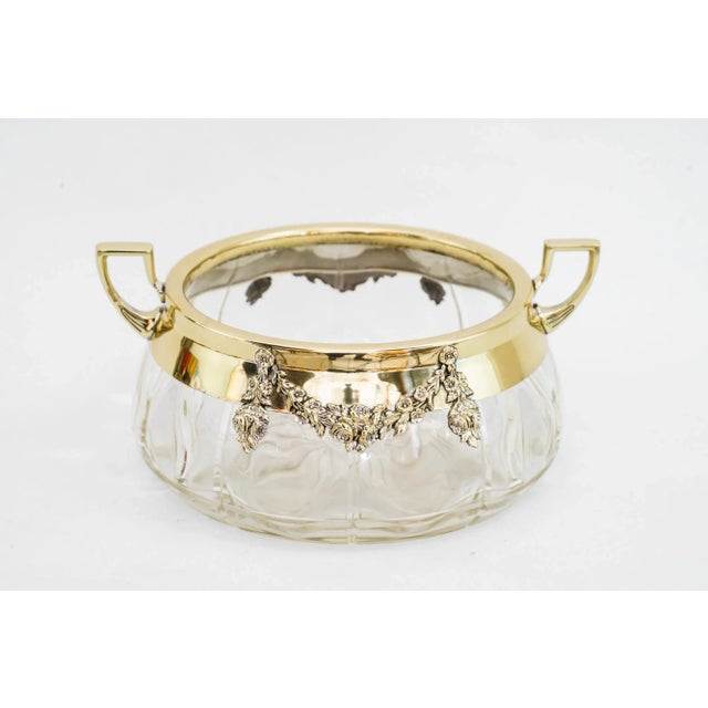 Italian Glass Centerpiece by Argentor for Jugendstil, 1908 For Sale - Image 10 of 10