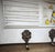 Cream Vintage 6-Hook Wall Coat Rack For Sale - Image 8 of 11